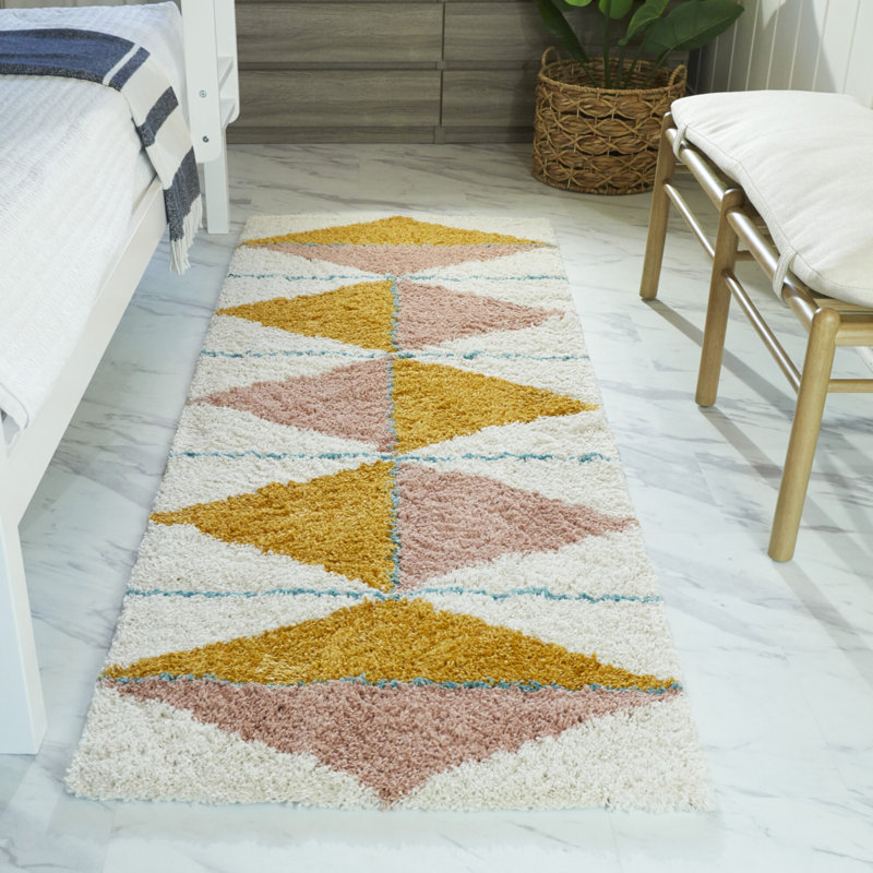 Mercury Row® Bonifay Geometric Off White Area Rug & Reviews Wayfair